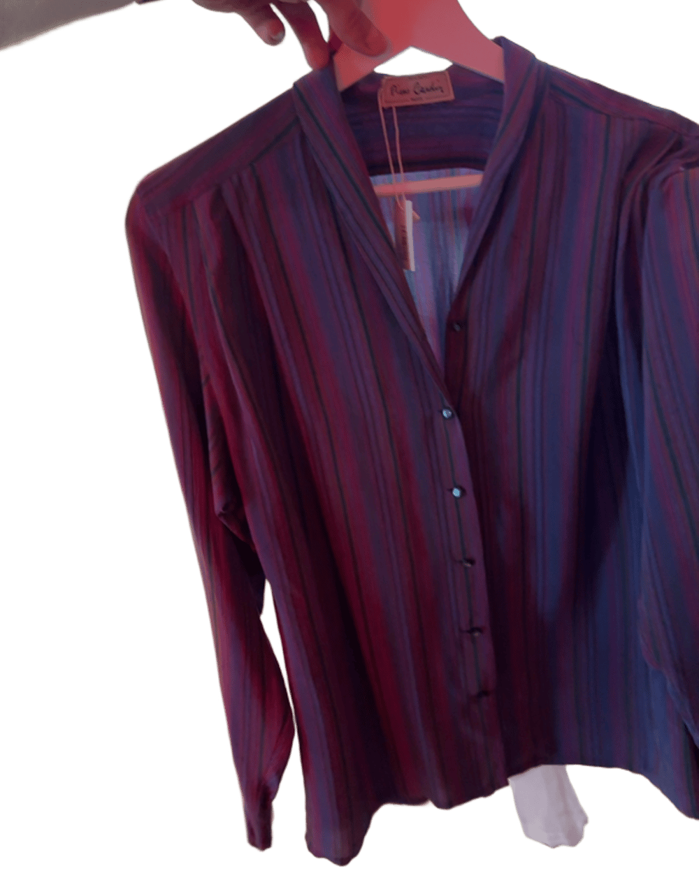 Paul Smith Striped Long Sleeve Shirt Purple