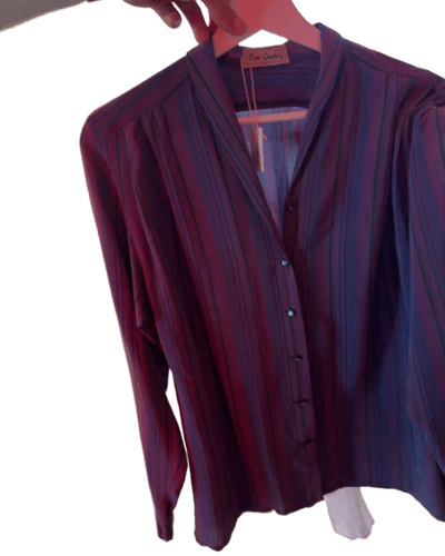 Paul Smith Striped Long Sleeve Shirt Purple