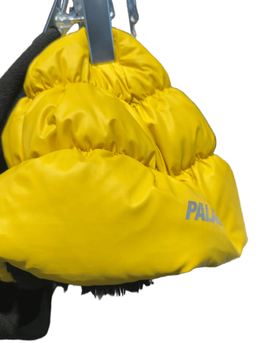Palace Yellow Ruched Pouch Bag