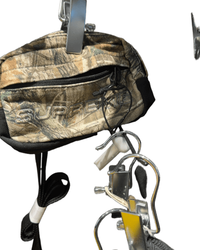Supreme Camo Belt Bag with Whistle Keychain Camouflage